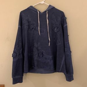 Floral Dye Hoodie